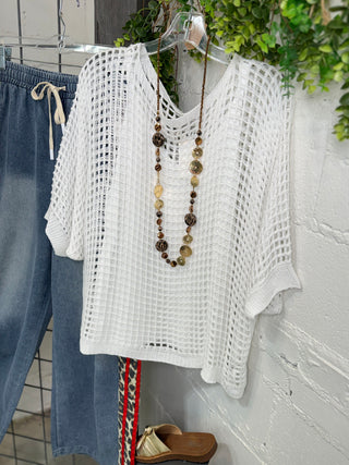 Easy Days White sweater Camilla