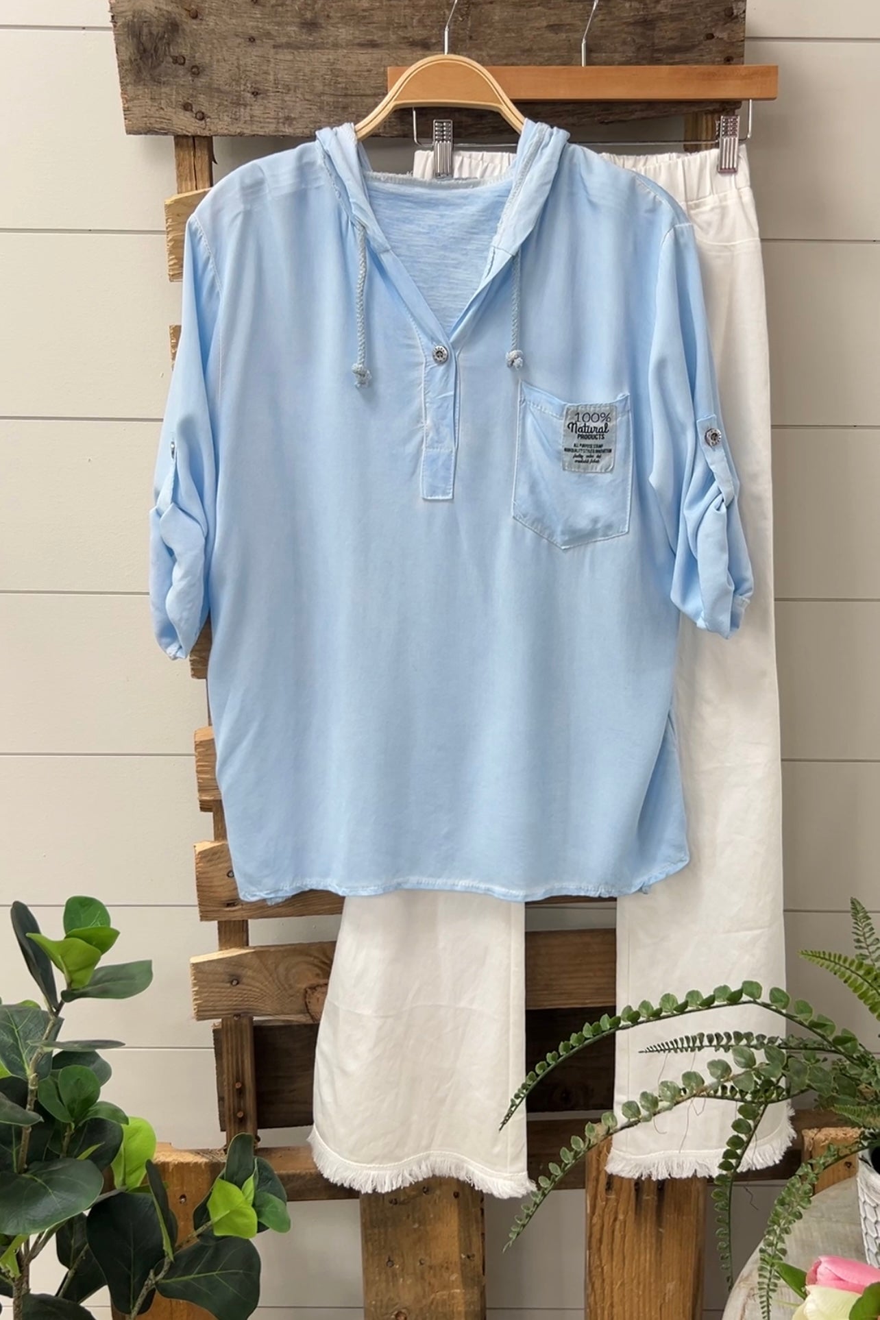 Natural Beauty  Oz Baby Blue One Size 
