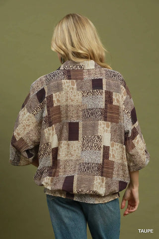 Bombay Top Taupe by Umgee Shirts & Tops Umgee