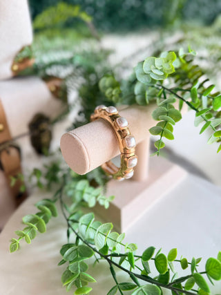 Eloise Bracelet Gold/Pearl Bracelets SM Style