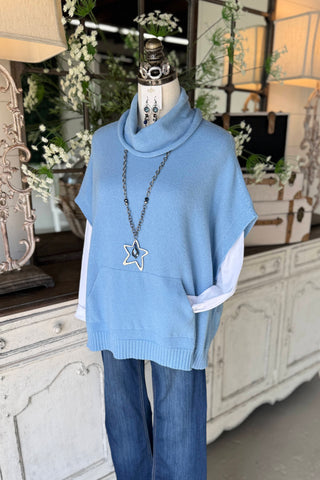Sassy Lass Sweater Baby Blue