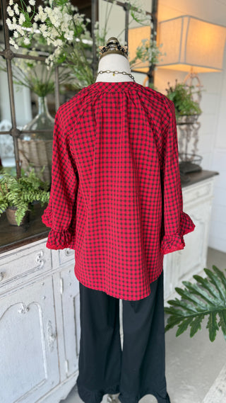 Mira Top Red by Umgee Shirts & Tops Umgee