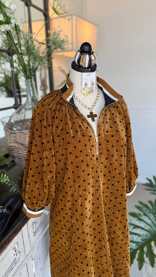 Barnes Dress Camel by Umgee Dresses Umgee
