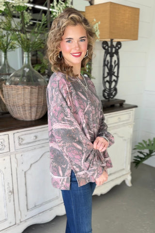 Annie Sweatshirt Camo Sweatshirt J Her