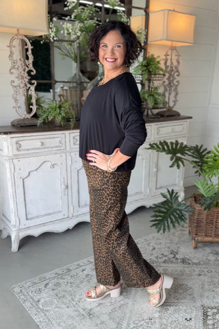 Jungle Jane Pants Brown by Umgee