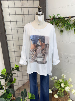 Quickstep Top White Shirts & Tops YOLLY