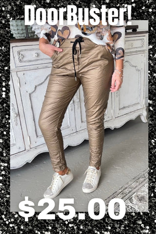 Rocketman Pants Bronze Pants Mina Rosa/Miss Carla