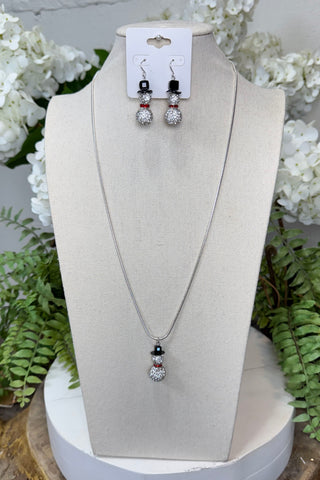 Snow Days Necklace Silver Necklaces L & B Creations