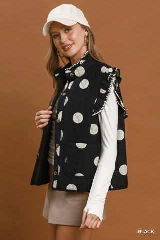 Roberta Vest Mocha by Umgee Vest Umgee