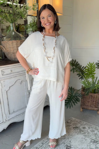 Lily Beth Top Natural Shirts & Tops Allie Rose
