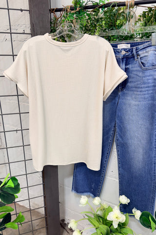 Firecracker Top Cream Shirts & Tops Heimish USA