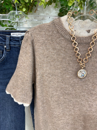 Insights Sweater Latte by Umgee Sweater Umgee