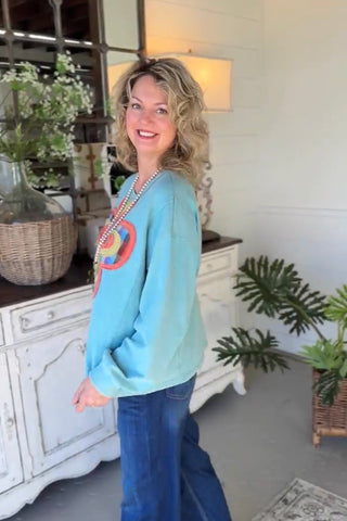 True Daisy Top Dusty Blue by Easel Shirts & Tops Easel
