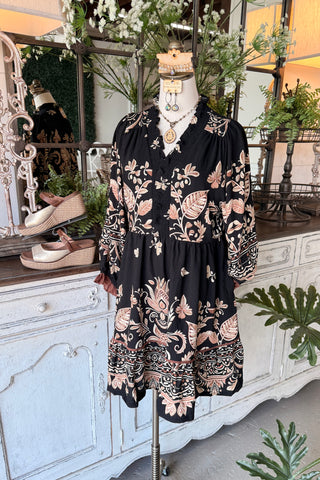 Sandy Dress Hazelnut by Umgee Dresses Umgee