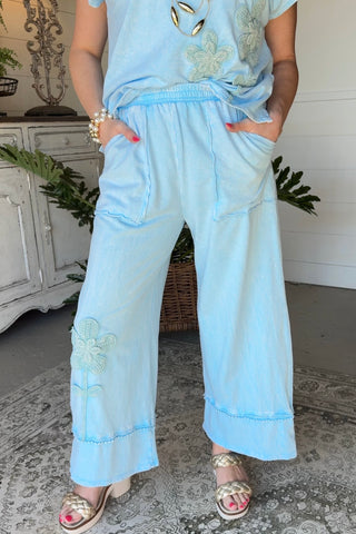 Weekend Getaway Pants Baby Blue Pants J Her