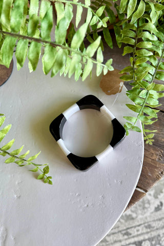 Allegra Bracelet Black/White limited stock