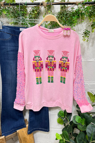 Soldier Boy Pink Sweatshirt Bibi