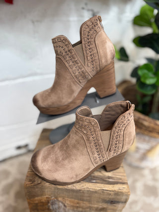 Pam Booties Taupe Boots Pierre Dumas