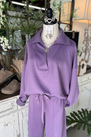 Abby Scuba Set Eggplant