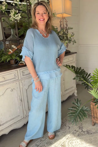 Desert Island Blue Shirts & Tops Sole Luna