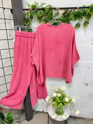 Rianna Pants Candy Pink by Easel Pants Easel