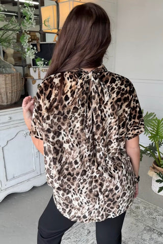 Hypnotic Top Taupe by Umgee Shirts & Tops Umgee