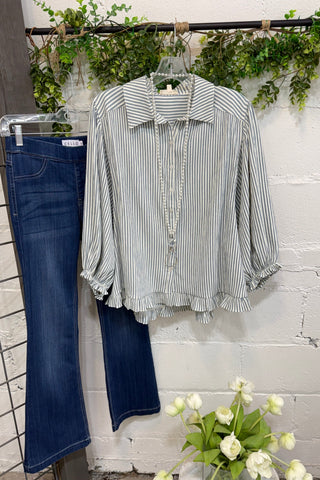 Kennedy Top Denim by Easel Shirts & Tops Easel