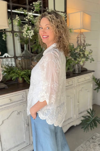 Heavenly Top by Pol Clothing Shirts & Tops Pol Clothing