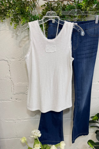 Cornelia Tank White Tank Top YOLLY