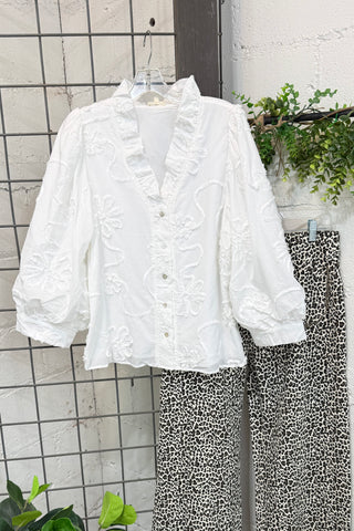 Wendy Top White by Jodifl