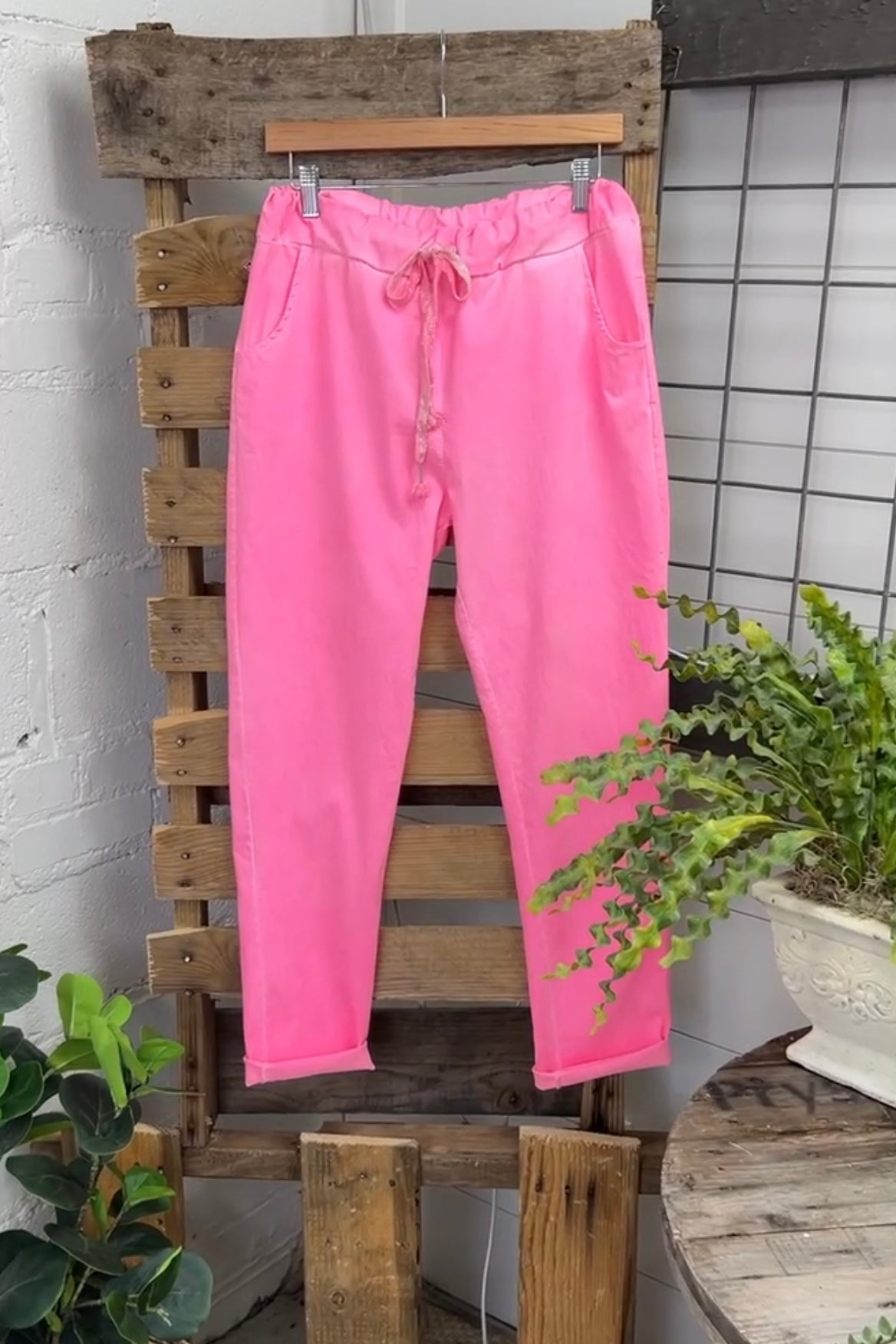 Glow Jogger  carol's boutique One Size Regular Pink Neon 