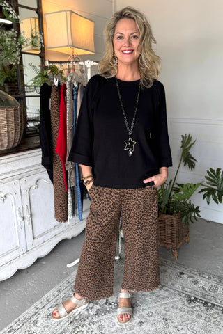 Lotta Leopard Pants Brown by Jodifl Pants Jodifl