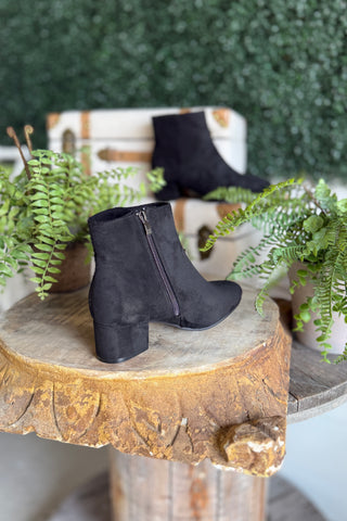On The Down Low Booties Black by Corky’s