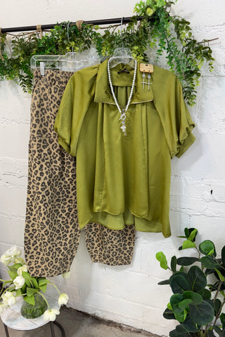 Ashburn Top Moss by Gigio