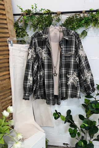 Starry Nights Top Olive by POL