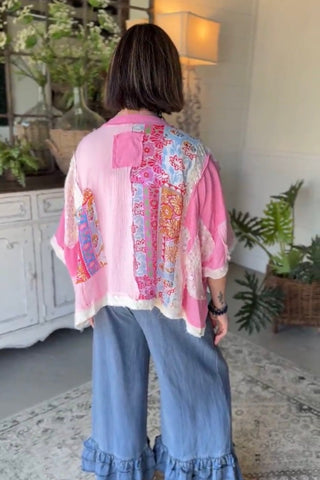 Evermore Top Candy Pink by POL Clothing Shirts & Tops Pol Clothing