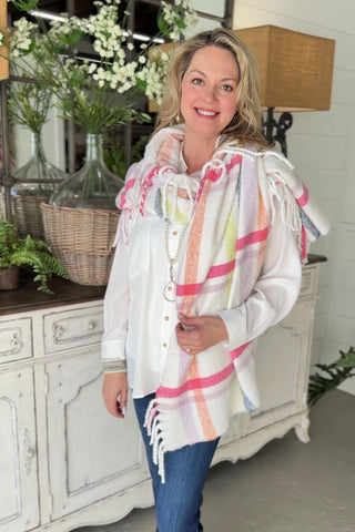 Lilou Scarf Ivory Scarf Faire-Shiraleah