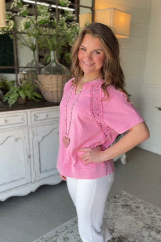 Ashford Top Pink Shirts & Tops Disco