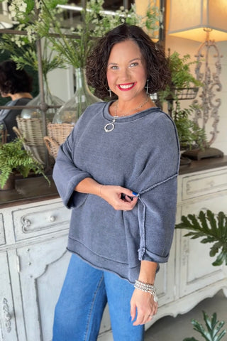 Harbin Sweater Navy Sweater Blu Pepper