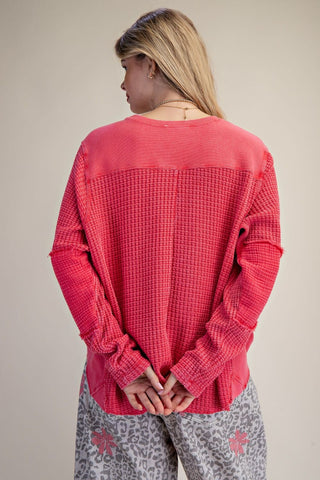 Kimi Poppy Red by Easel RESTOCK Shirts & Tops Easel