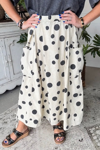 Encircled Skirt Khaki by Easel