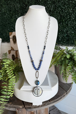 Sincerity Necklace Blue