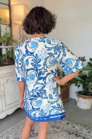 Key West Dress Blue by Umgee Dresses Umgee