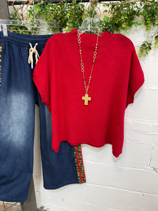 Head in the Clouds Red by Jodifl RESTOCK Soon sweater Jodifl