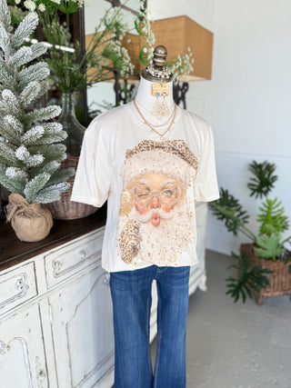 Selfie Santa Tee Ivory T Shirt J coons