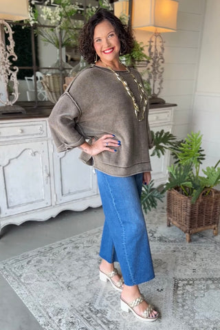 Harbin Sweater Dk Brown Sweater Blu Pepper