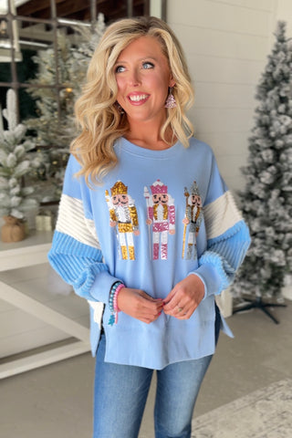 Toy Soldiers Blue Shirts & Tops Peach Love