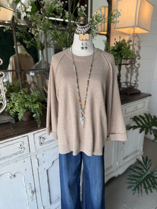 Kate Sweater Beige by Umgee