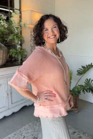Desert Island Peach Shirts & Tops Sole Luna