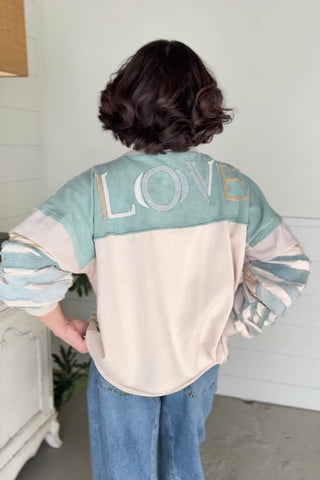 Shuffle Lt Taupe/Cloud Shirts & Tops Oli & Hali